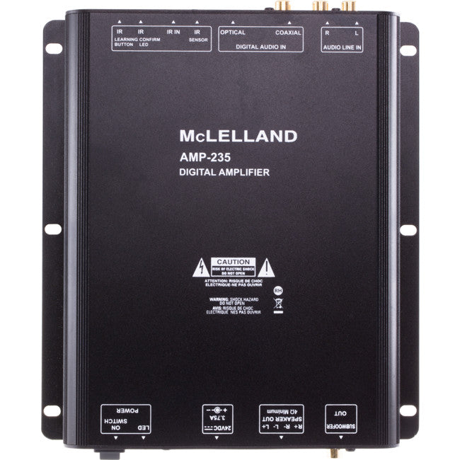 AMP235 2X 35W DIGITAL AMPLIFIER W/ IR STEREO AMP PERFECT FOR TVS MCLELLAND AMP235