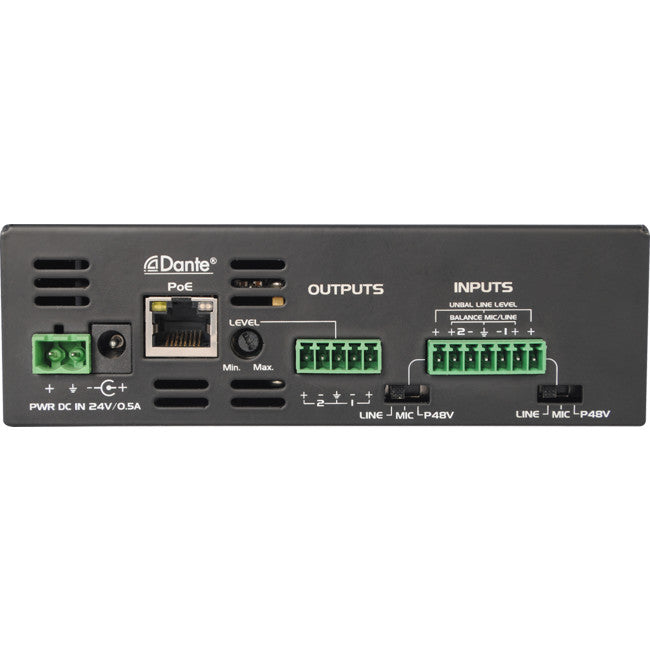 DIC2E23A 2CH ANALOGUE DANTE CONVERTER MIC OR LINE 2CH IN/OUT PUTS MCLELLAND DIC2E23A
