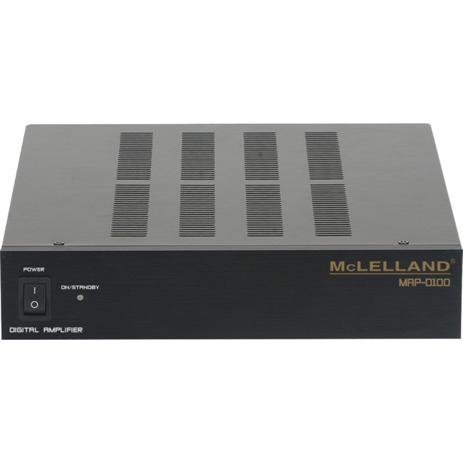 AMPD100DI 100W STEREO AMP WITH DANTE MCLELLAND AMP-D100DI