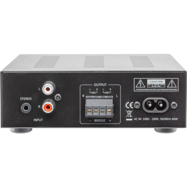 AMP-D25MC 2CH AMP WITH MIC INPUT MCLELLAND 01619007