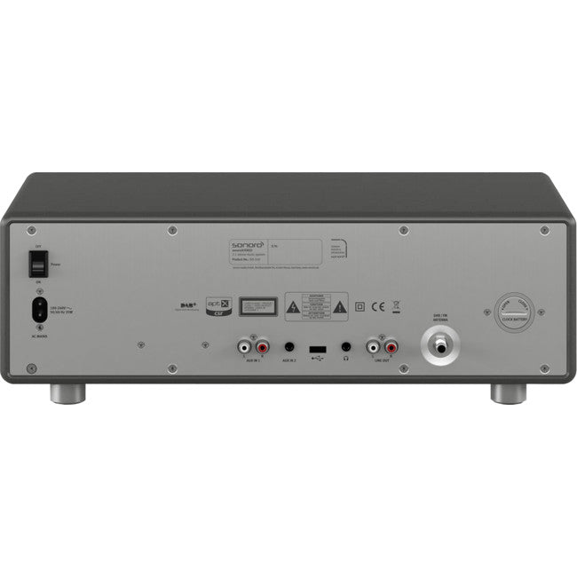 STEREO2GR GRAPHITE SONORO STEREO2 CD PLAYER & FM / DAB / DAB+ SONORO STEREO 2 GRAPHITE