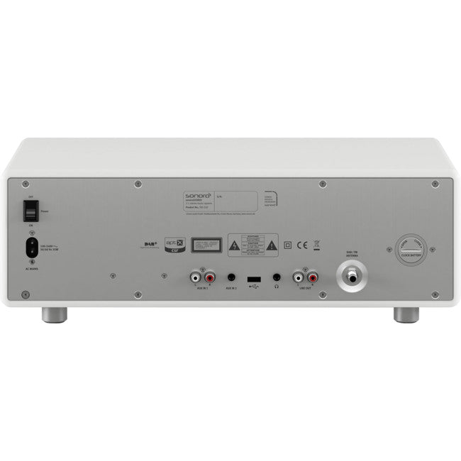 STEREO2WH WHITE SONORO STEREO2 CD PLAYER & FM / DAB / DAB+ RADIO SONORO STEREO 2 WHITE