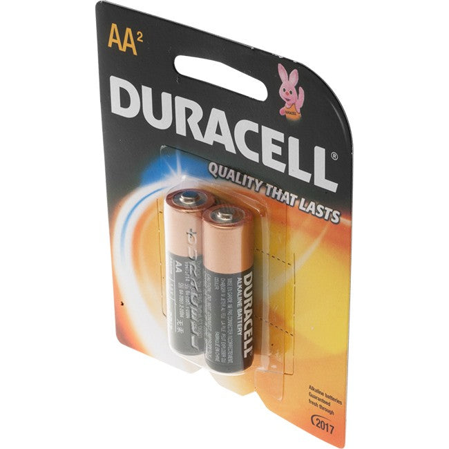 MN1500B2 AA  ALKALINE DURACELL BATTERY COPPER TOP PK2 DURACELL