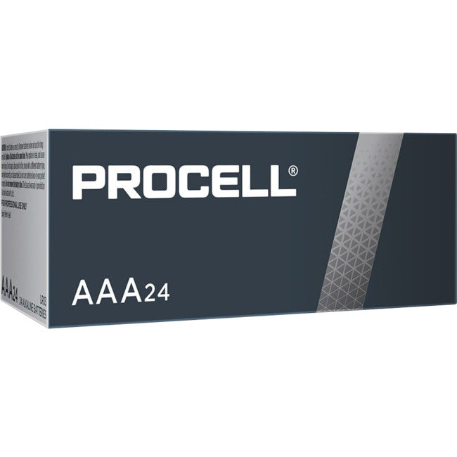 PC2400 AAA 24 PACK PROCELL BATTERIES BULK ALKALINE DURACELL DURACELL 41333324401
