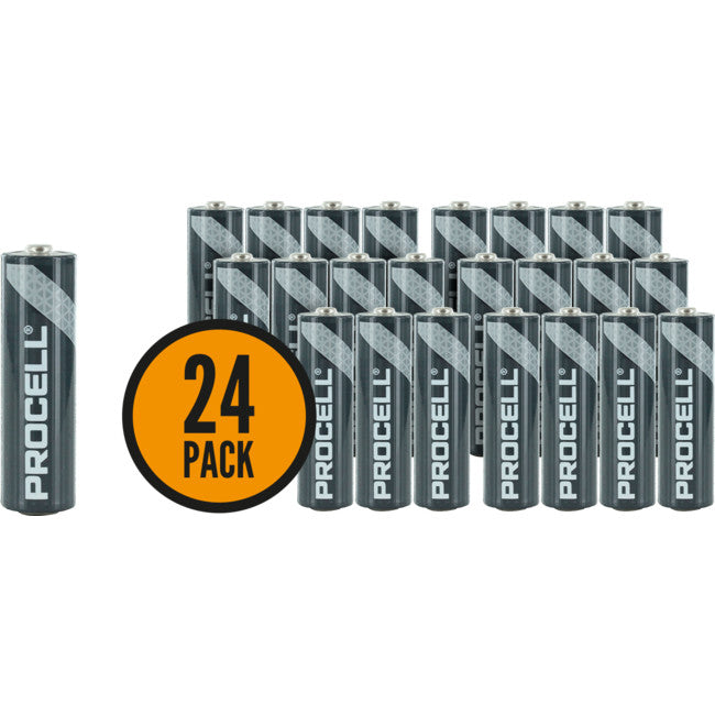 PC1500 AA 24 PACK PROCELL BATTERIES BULK ALKALINE DURACELL DURACELL 41333715407