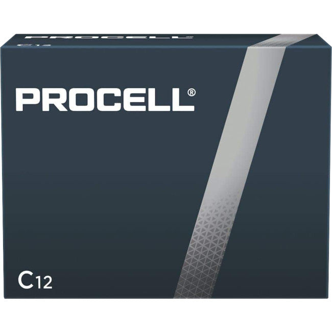 PC1400 'C' 12 PACK PROCELL BATTERIES BULK ALKALINE DURACELL DURACELL 41333854953