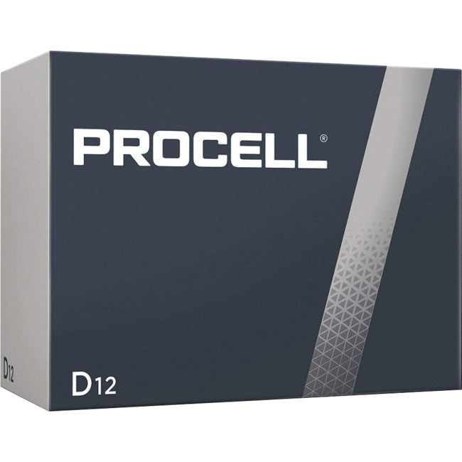 PC1300 'D' 12 PACK PROCELL BATTERIES BULK ALKALINE DURACELL DURACELL 41333853956