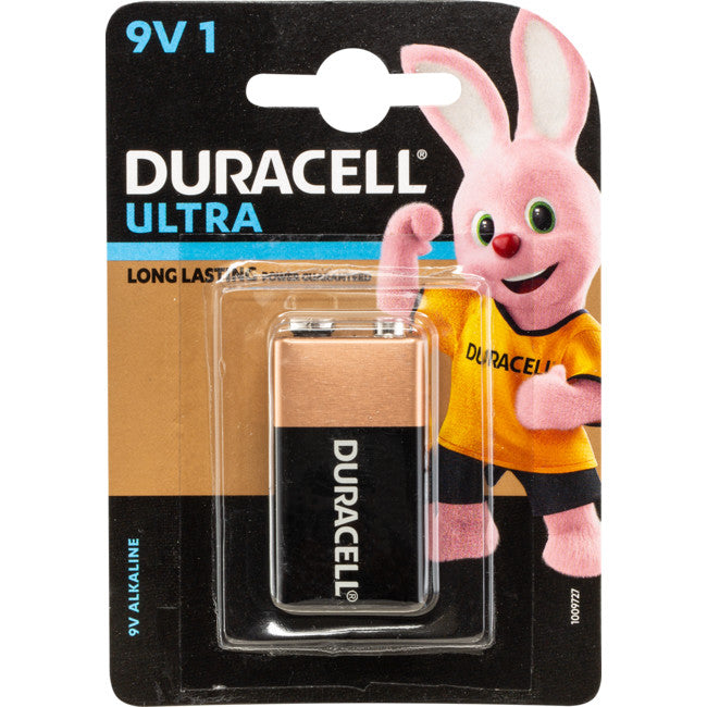 MN1604B1U 9V ALKALINE DURACELL BATTERY ULTRA PK1 DURACELL
