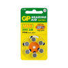 ZA13B6 HEARING AID BATTERY, 6 PACK SIZE 13, PR48, AC13 - GP GP ZA13-B6