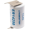 ER14250PCB 3.6V LITHIUM BATTERY WITH TAGS 3 PIN PCB TC45, 1/2 AA, 1/2AA TC451A3H