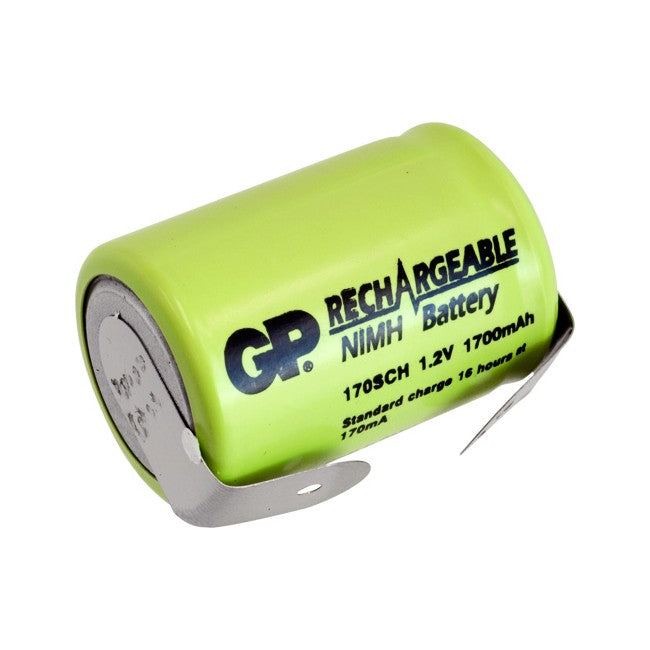 GP200SCHT 2000MAH NIMH 4/5 SUB C WITH TAGS RECHARGEABLE BATTERY GP GP 200SCH1A1H