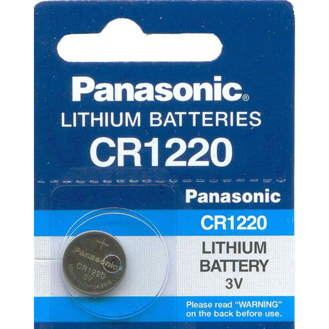 CR1220PA 3V LITHIUM BUTTON CELL DIOXIDE BATTERY PANASONIC CR1220