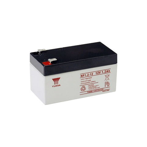 NP1.2-12 12V 1.2AMP YUASA SLA BATTERY SEALED LEAD ACID - NP SERIES YUASA 175001