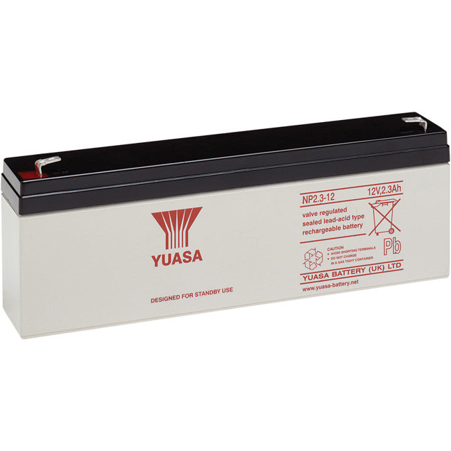 NP2.3-12 12V 2.3AMP YUASA SLA BATTERY SEALED LEAD ACID - NP SERIES YUASA 175006