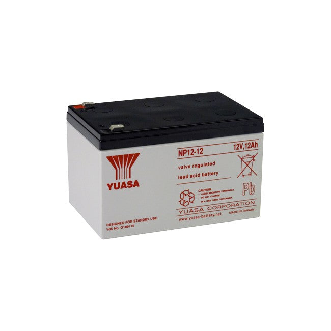 NP12-12 12V 12AMP YUASA SLA BATTERY SEALED LEAD ACID - NP SERIES YUASA 175004