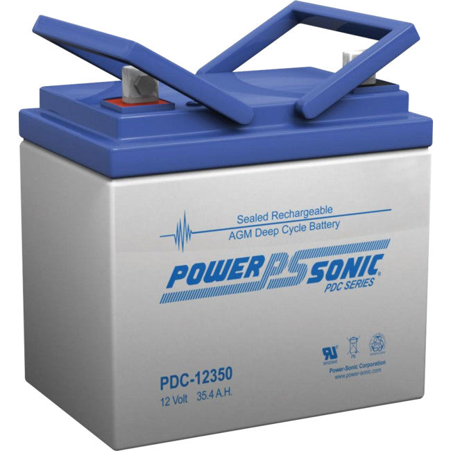 PDC12350 12V 35AMP AGM DEEP CYCLE SLA NB TERMINAL POWER SONIC PDC12350