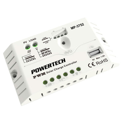 MP3752 12V 24V 20A SOLAR CONTROLLER USB PWM POWERTECH MP3752
