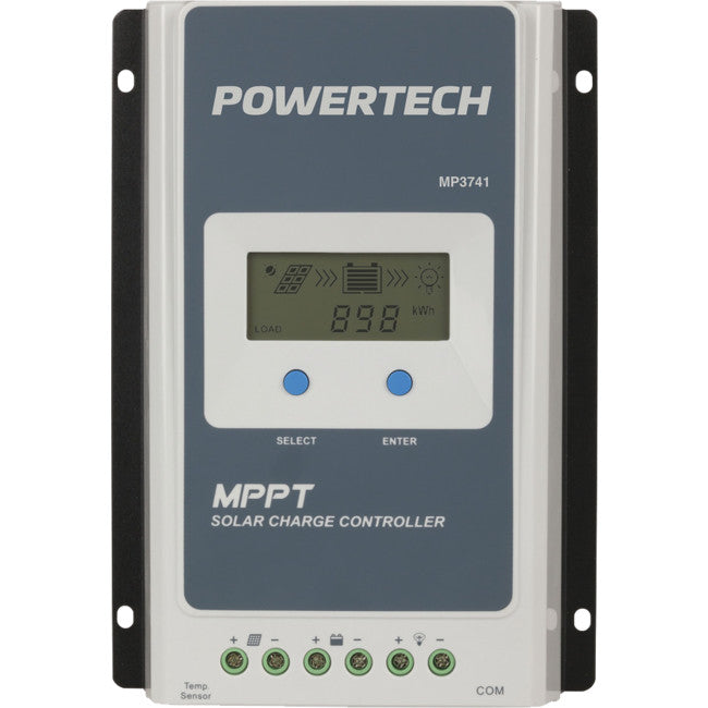 MP3741 20AMP SOLAR CHARGER CONTROLLER MPPT SLA LITHIUM BATTERIES POWERTECH MP3741