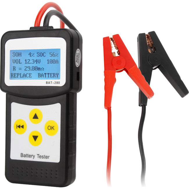 MICRO280 - DIGITAL CAR BATTERY TESTER - MINIMUM 30AH BATTERY CRANKING CHARGING TEST - DOSS