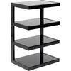 ESSEHFRB ESSE BLACK 4 SHELF HIFI RACK W570 x H860 x D400MM NORSTONE 04695320