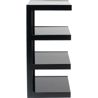 ESSEHFRB ESSE BLACK 4 SHELF HIFI RACK W570 x H860 x D400MM NORSTONE 04695320