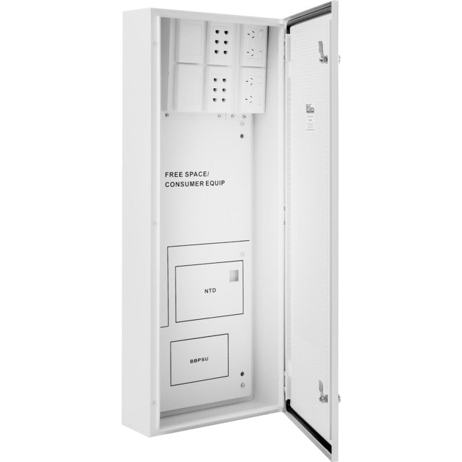 BBNBNXLV2 - NBN ENCLOSURE WITH VENTS - 1000 X 400 X 150MM - BUILT BOARDS