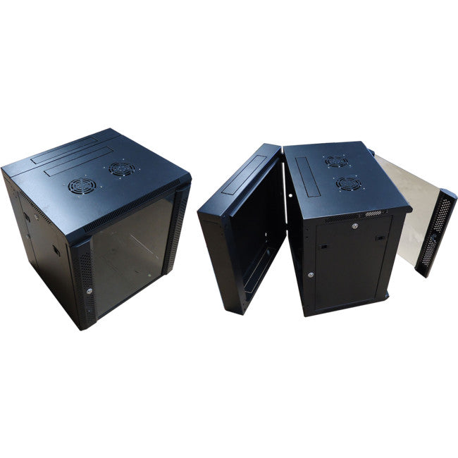 CABTZH6606 6RU 19" RACK WALL MOUNT SWING CABINET 600MM DEEP CABTZH6606BK