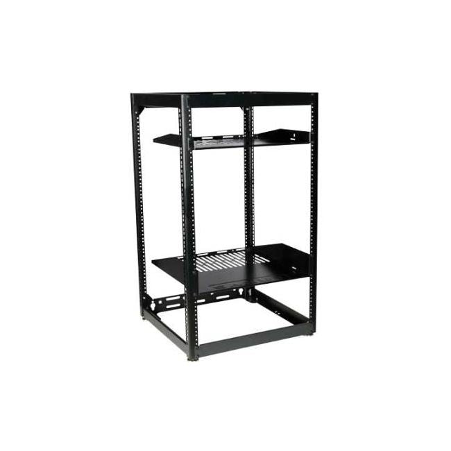 CFR1620 FLAT PACK 20RU SKELETON RACK INCL 1 X 1U AND 1 X 2U SHELF SANUS CFR1620-B1