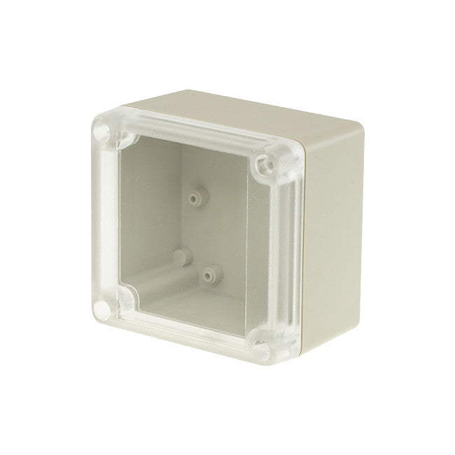 CB8804 CLEAR LID CABINET SMALL 85X80X55 203-112B-1