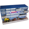 1H053 MULTI-SIZE 22-DRAWER CABINET COMPARTMENTS FISCHER PLASTIC 1H053