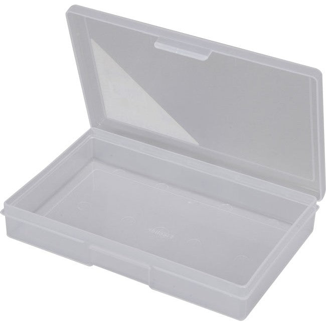 1H031 1 COMPARTMENT STORAGE BOX SMALL PLASTIC CASE FISCHER PLASTIC 1H-031