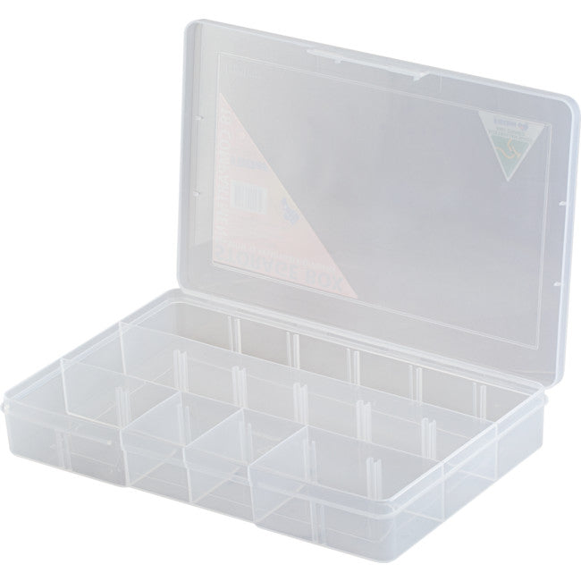 1H212 18 COMPARTMENT STORAGE BOX 12 REMOVABLE DIVIDERS FISCHER 1H-212
