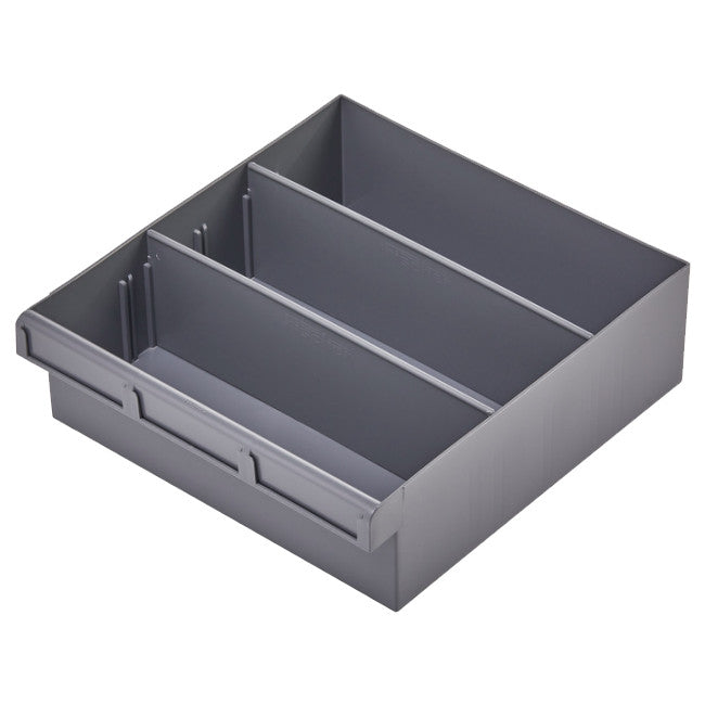 1H230 - GREY 300MM SPARE PARTS TRAY - 300 W X 300 D X 100MM H - FISCHER PLASTIC