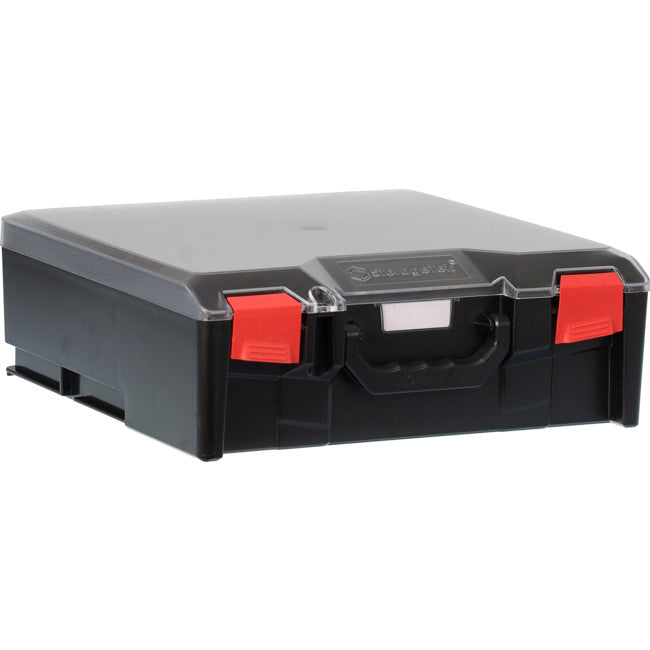 STLC-BK - ABS LARGE CASE WITH CLEAR LID - BLACK - STORAGETEK