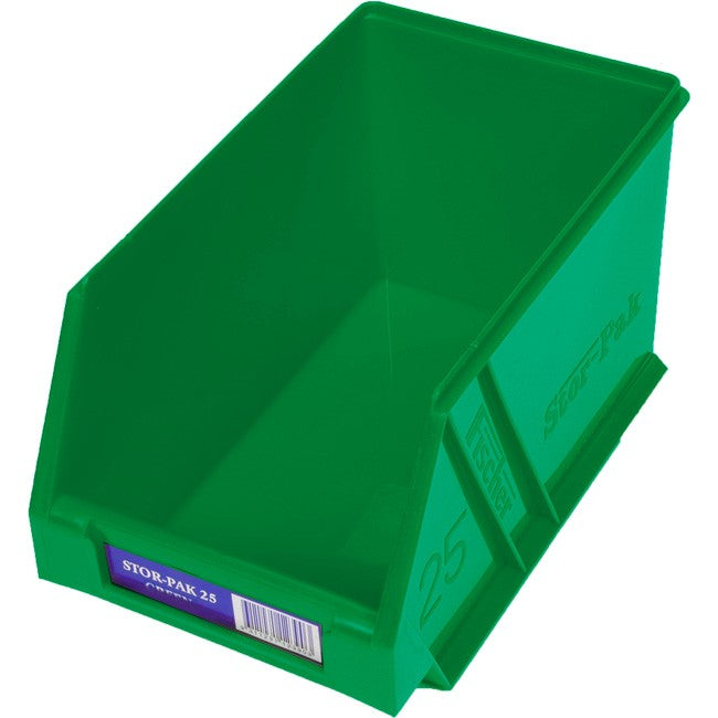 STB25G - REGULAR STORAGE DRAWER GREEN - STOR-PAK CONTAINERS - FISCHER PLASTIC