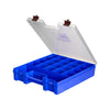 1H150 EZI-PAK CARRY CASE BLUE WITH CLEAR LID FISCHER PLASTIC 1H-150 BLUE