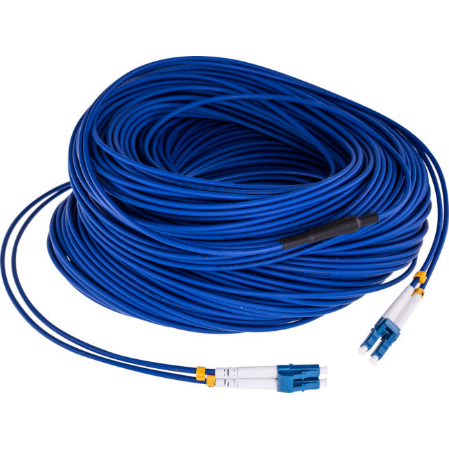 FIB100ODLC OUTDOOR OS2 FIBRE CABLE - 100M LC-LC SM 100M ARMOURED DX LSZH PRO2 FIB100ODLC