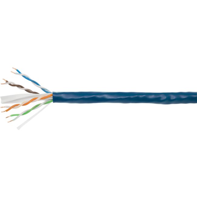 4PRCAT6BLU-1M UTP CAT6 SOLID BLUE - 1M - PER METRE (305M) DOSS