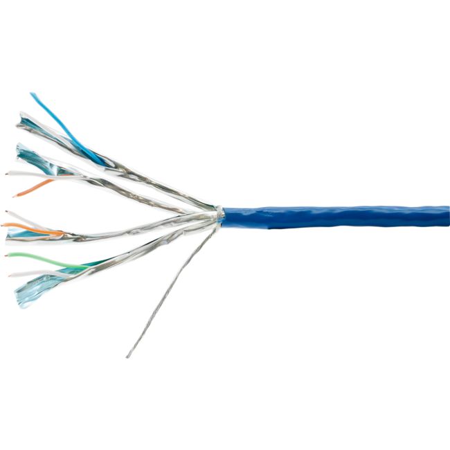 SSTPCAT6BL-305M SSTP CAT6 SOLID CABLE BLUE305M SHIELDED PER ROLL REEL DOSS