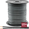 2X24-.2PG-100M GREY TWIN POWER CABLE-100M - PER REEL FIGURE 8