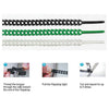 RS3G24 GREEN 300MM RAPSTRAP TIEDOWNS 24 PACK AEROFAST RAPSTRAP RS3G24PK