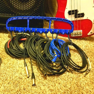 CWBLUE CABLE WRANGLER - BLUE HOLDS 12 CABLES-TOTAL 100LB CABLE WRANGLER CABLE WRANGLER BLUE