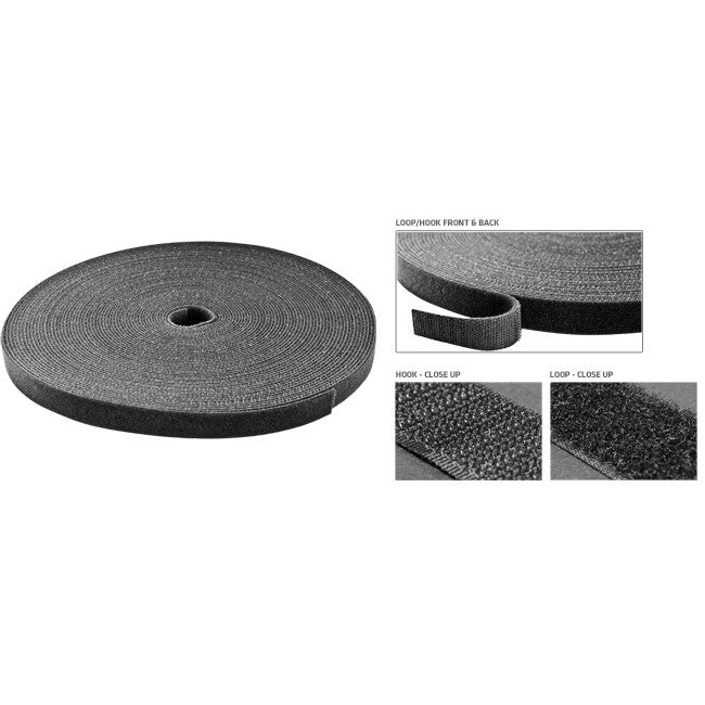 VCT19-25MT 19MM HOOK & LOOP VELCRO-25M PRO CABLE TIE-PER ROLL (25) STYLUS 3336