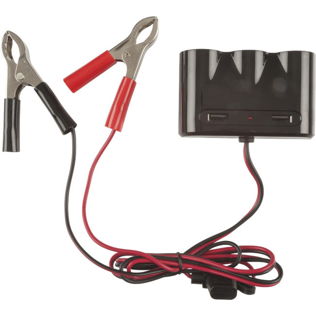 PS2039 3 WAY CIG LIGHTER TO BATTERY USB CHARGER PS2039