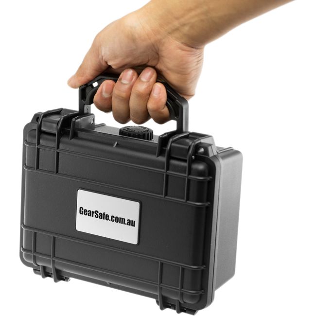 GS007B BLACK 210 X 167X 90 PROTECTIVE CASE WITH FOAM  GEARSAFE GEARSAFE GS-007B