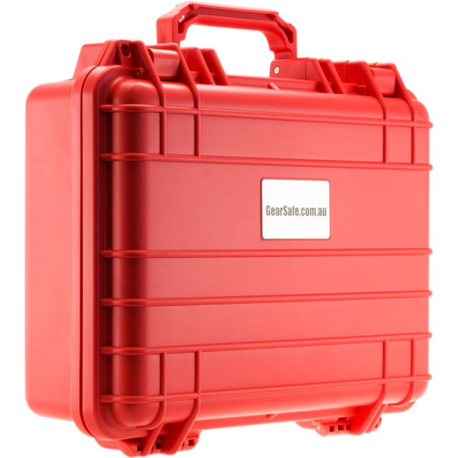 GS016R - RED 430 X 380 X 154 PROTECTIVE - CASE WITH FOAM GEARSAFE - GEARSAFE