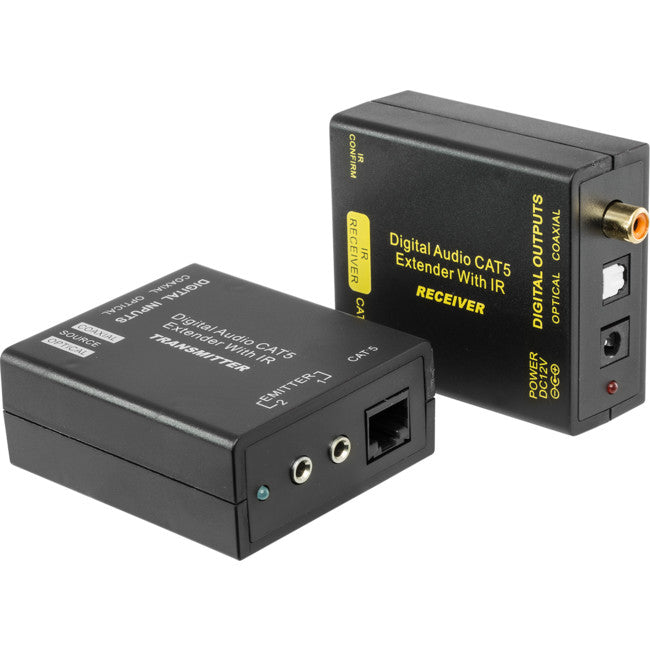 PRO1362D - DIGITAL AUDIO CAT5E/6 EXTENDER - WITH IR KITS TOSLINK AND COAX - PRO2