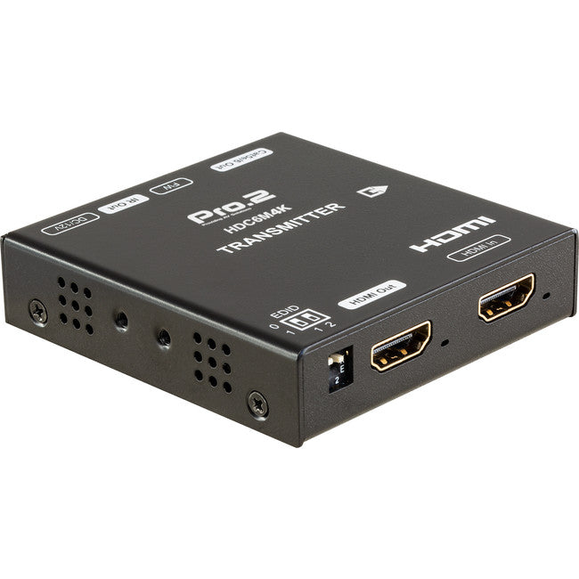 HDC6M4K HDMI OVER CAT6 EXTENDER [70M] 4K EDID POC LOOP OPTICAL PRO2 EX-63