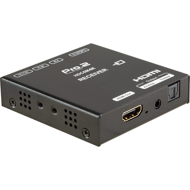 HDC6M4K HDMI OVER CAT6 EXTENDER [70M] 4K EDID POC LOOP OPTICAL PRO2 EX-63