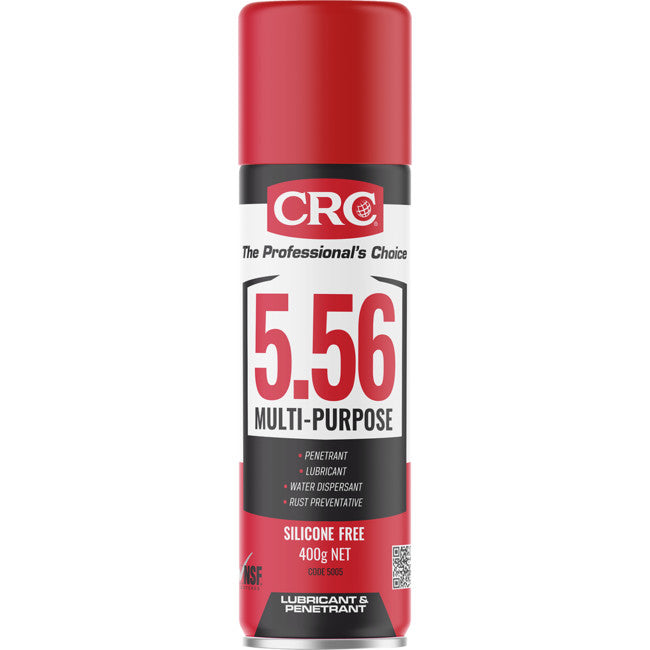 5005CRC 400G 5-56 LUBRICANT & CLEANER LUBRICATES CLEANS REMOVES RUST CRC 5005